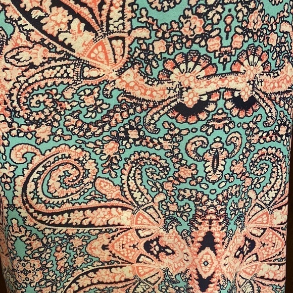 Cynthia Rowley Paisley Print Razorback Dressy Tank - Picture 3 of 6